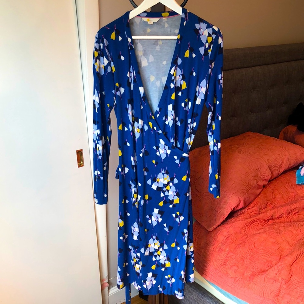 Boden wrap dress
